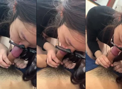 Em sinh viên kính cận non tơ tập bú cu mà em mút như kem